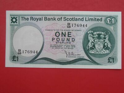 Royal Bank of Scotland £1 - 1979