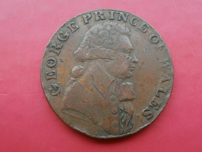 Essex Halfpenny Token  -  1794