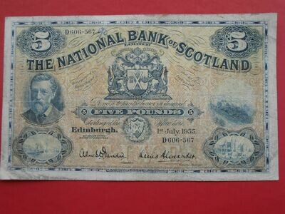 National Bank of Scotland £5 - 1955