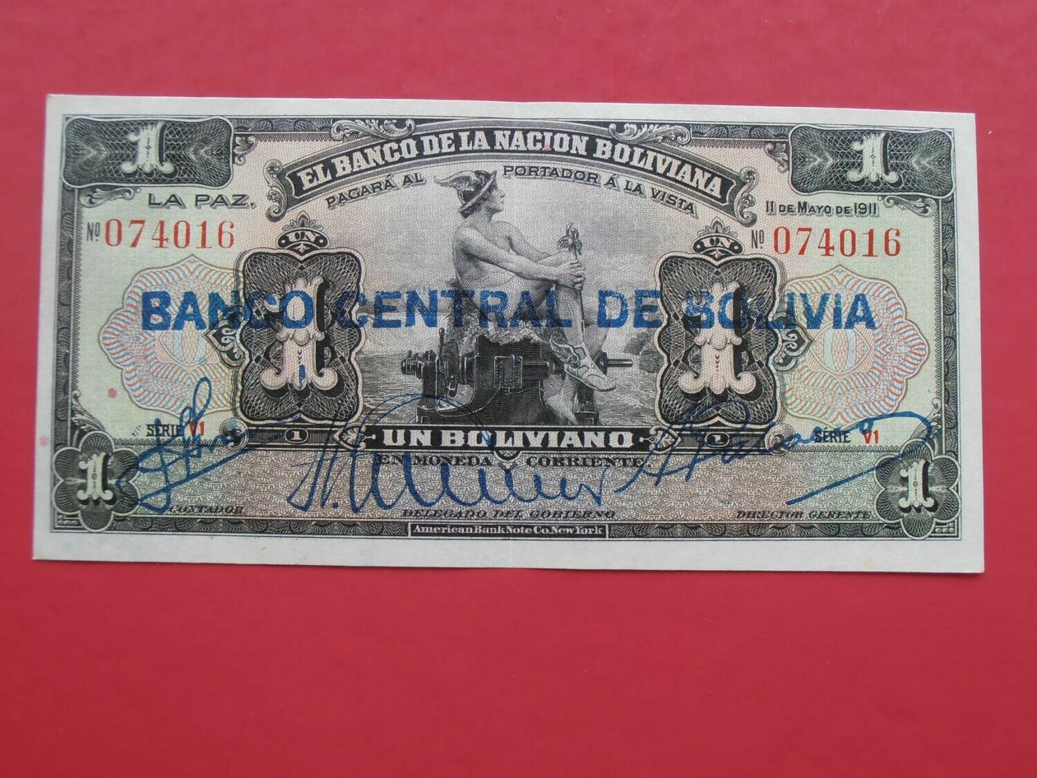 Bolivia 1 Boliviano  -  1929