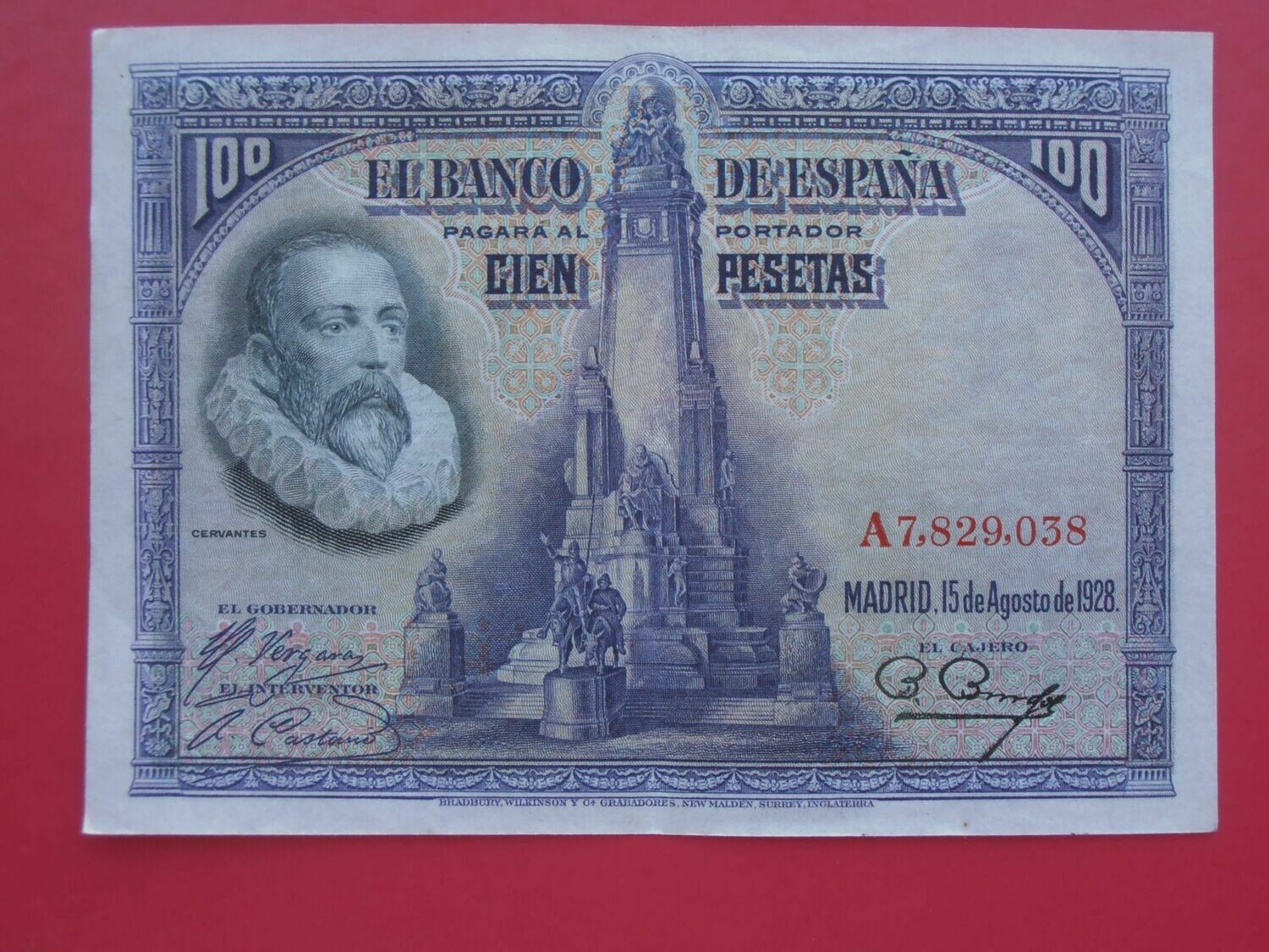 Spain 100 Pesetas  -  1928