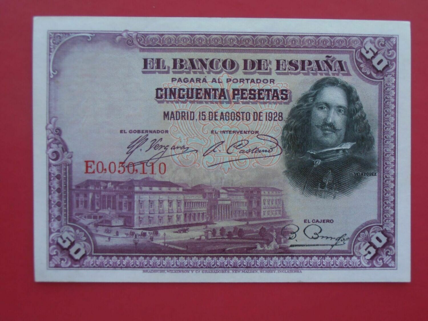 Spain 50 Pesetas  -  1928