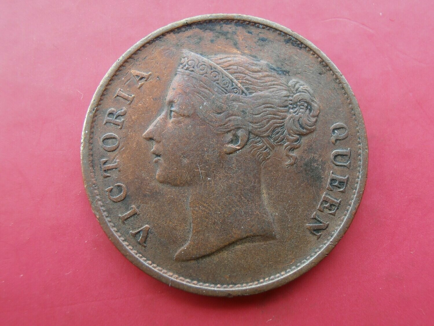 Straits Settlements 1 Cent  -  1862