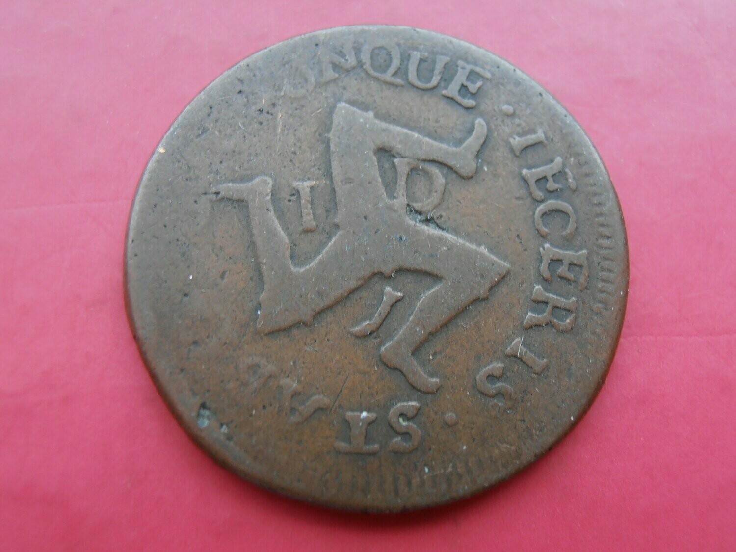 Isle of Man Penny  -  1733
