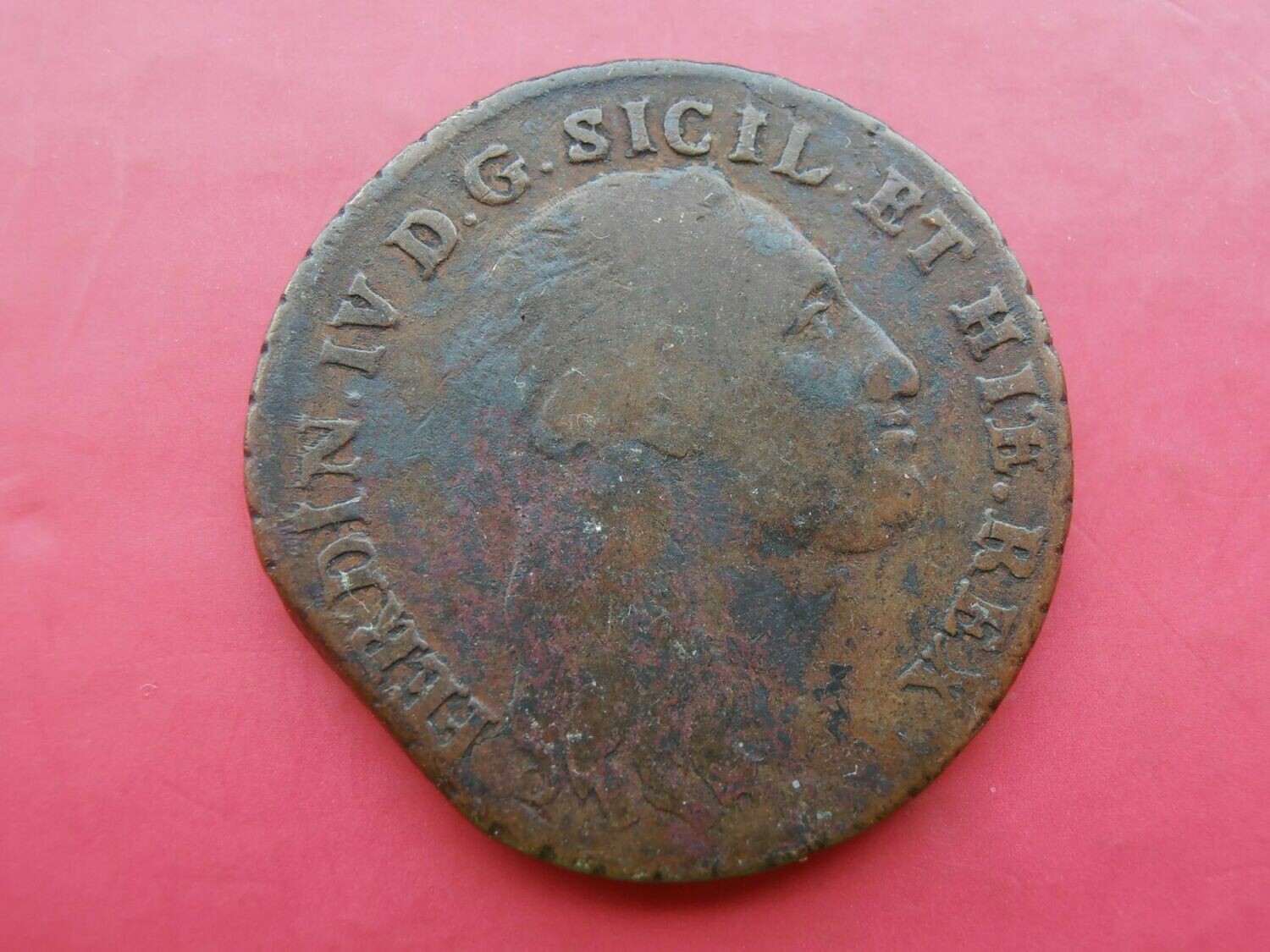 Italy Naples & Sicily 8 Tornesi  -  1797