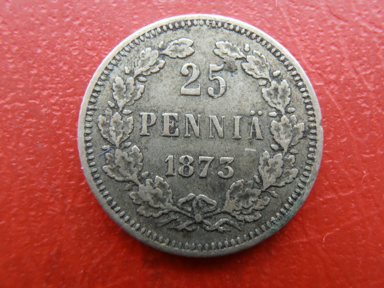 Finland 25 Pennia  -  1873