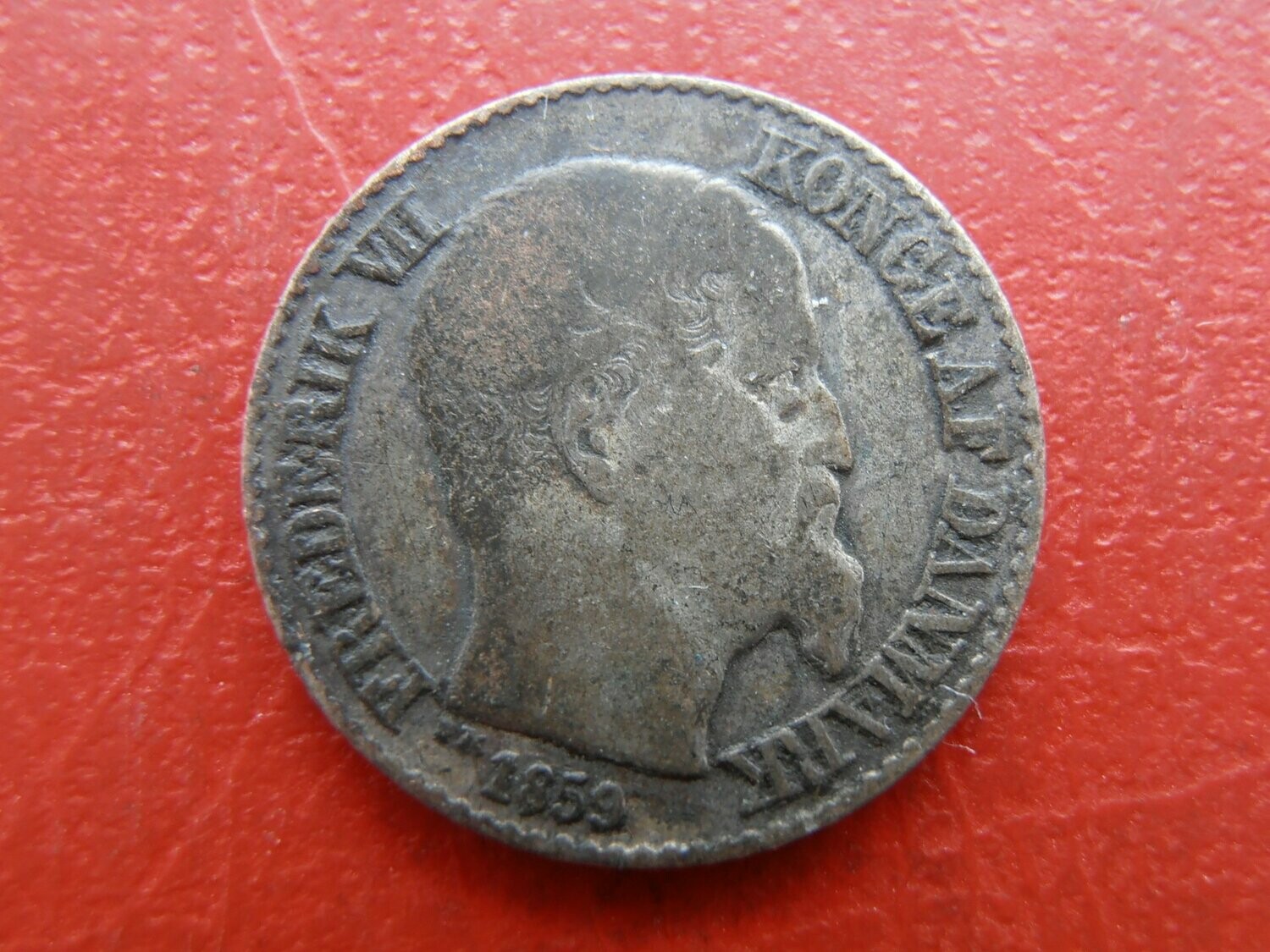 Danish West Indies 5 Cents  -  1859