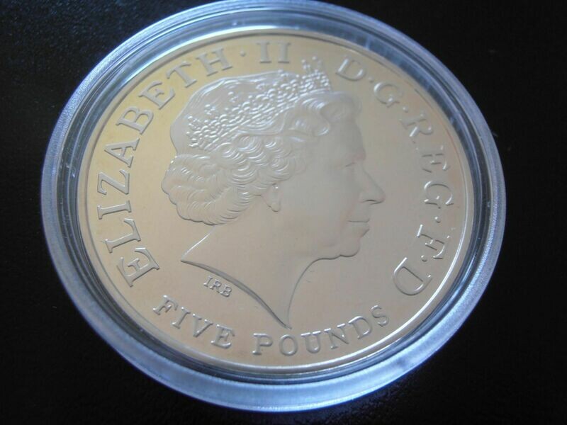 Silver Proof £5  -  2005  Trafalgar Series