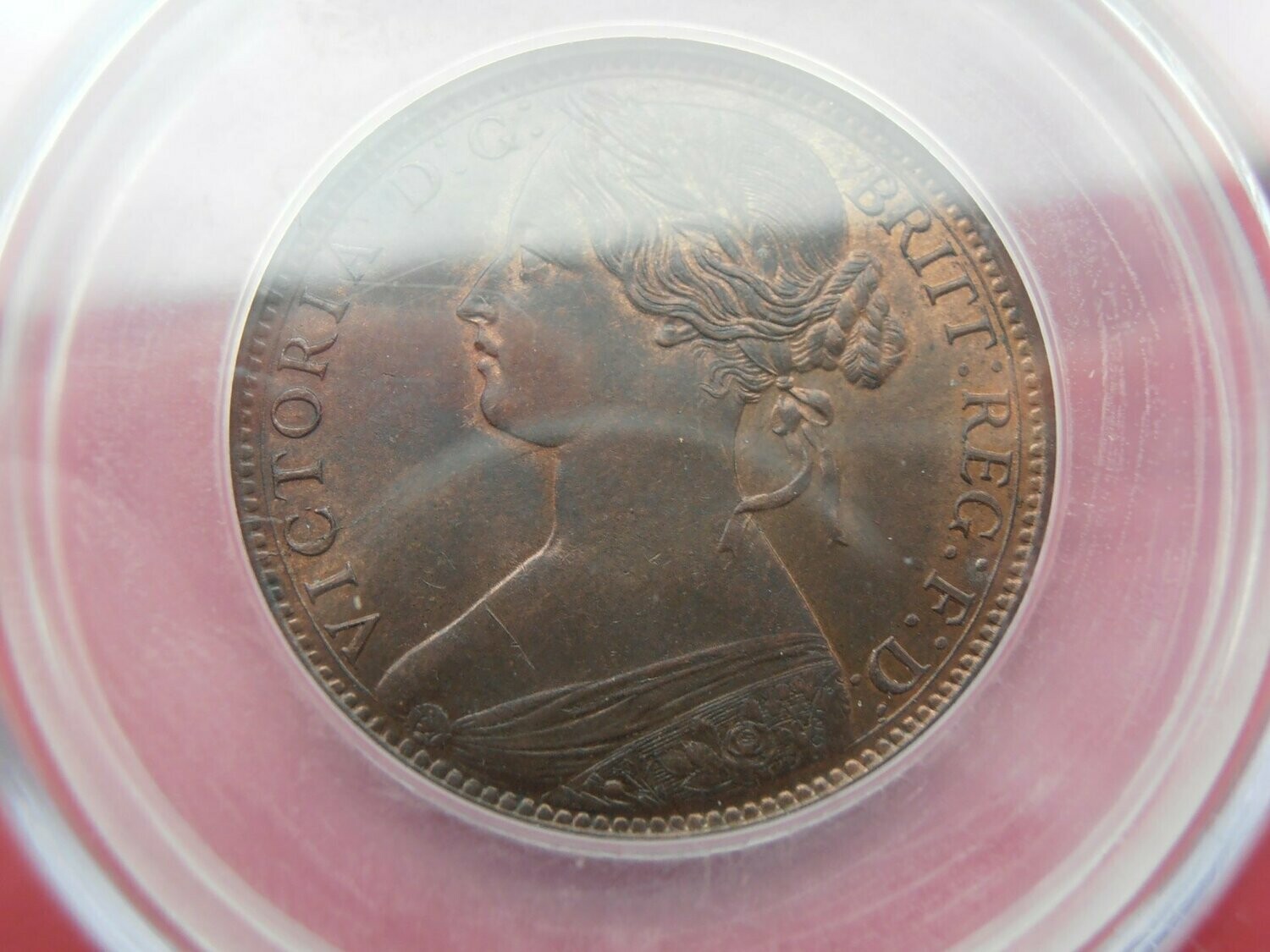1862  -  Penny  (Slabbed)