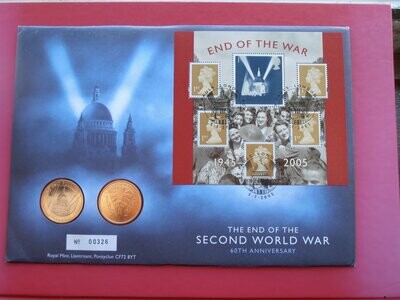 2005 Coin & Medal First Day Cover End of the War