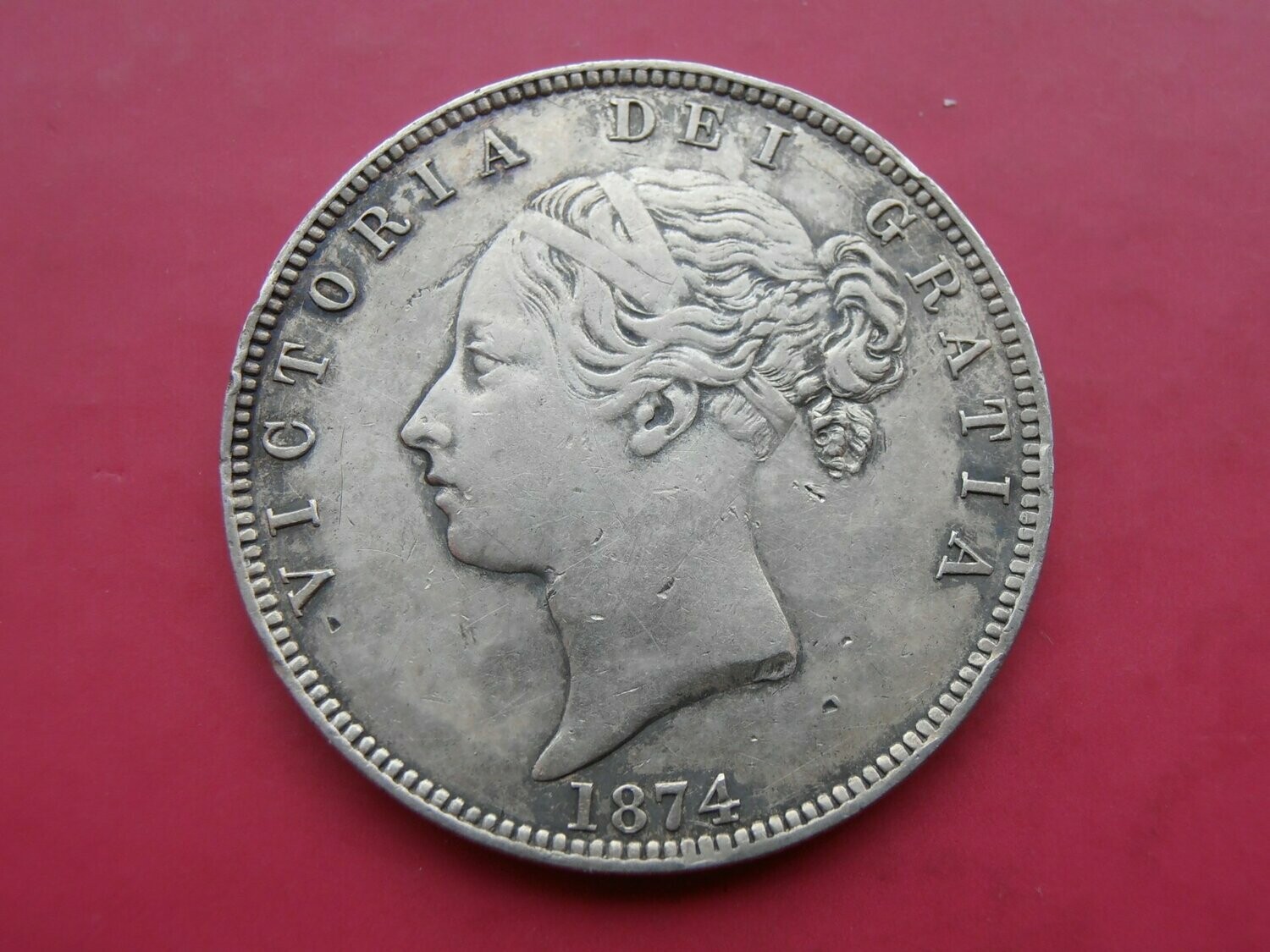1874  -  Halfcrown