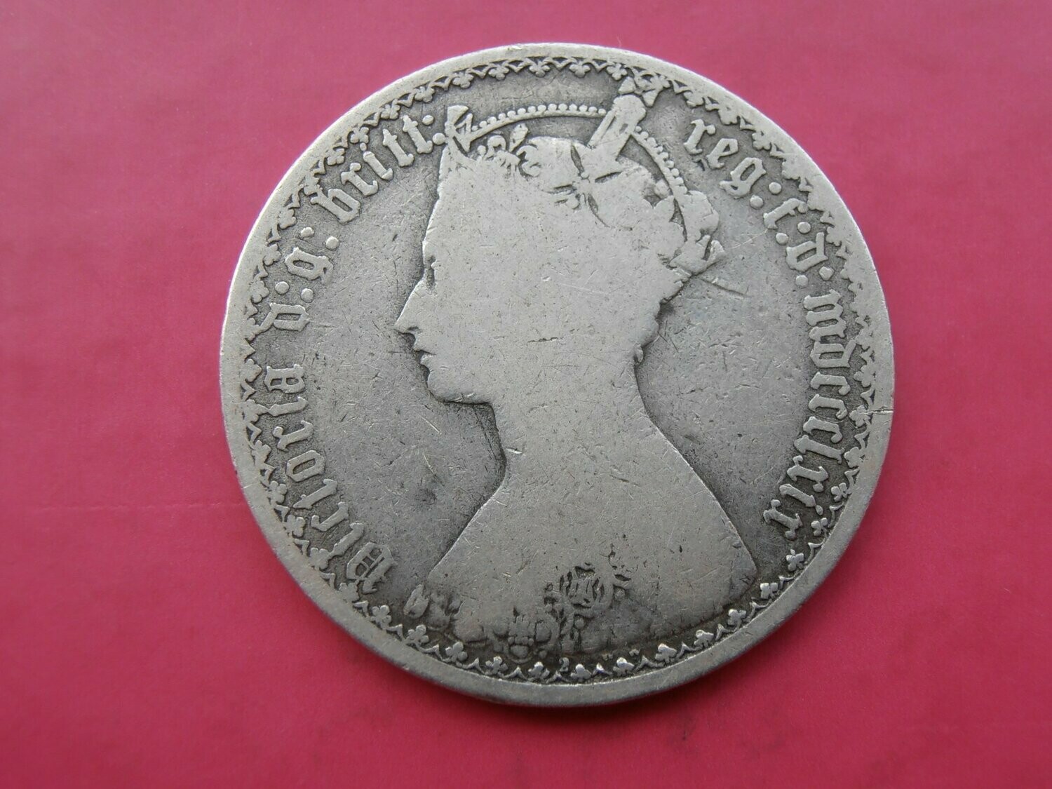 1869  -  One Florin  (Die 2)