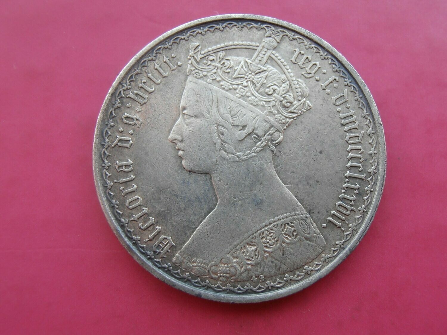 1877  -  One Florin  (Die 42)