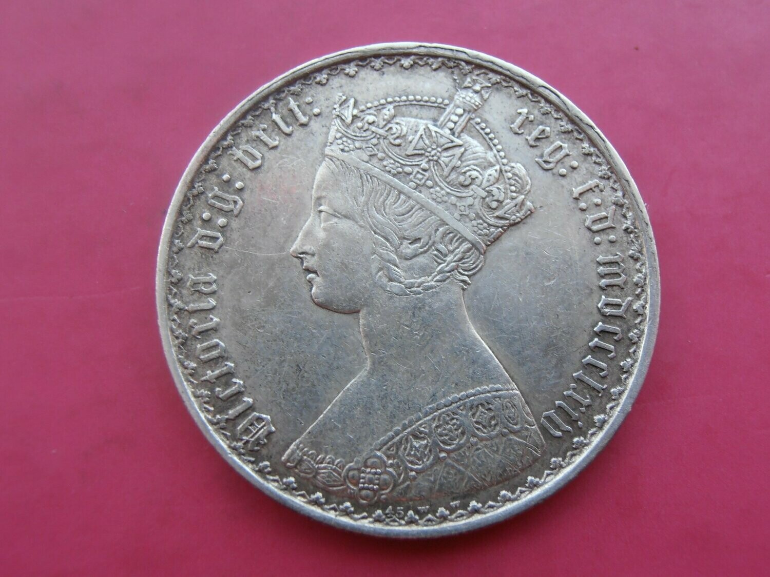 1864  -  One Florin  (Die 45)