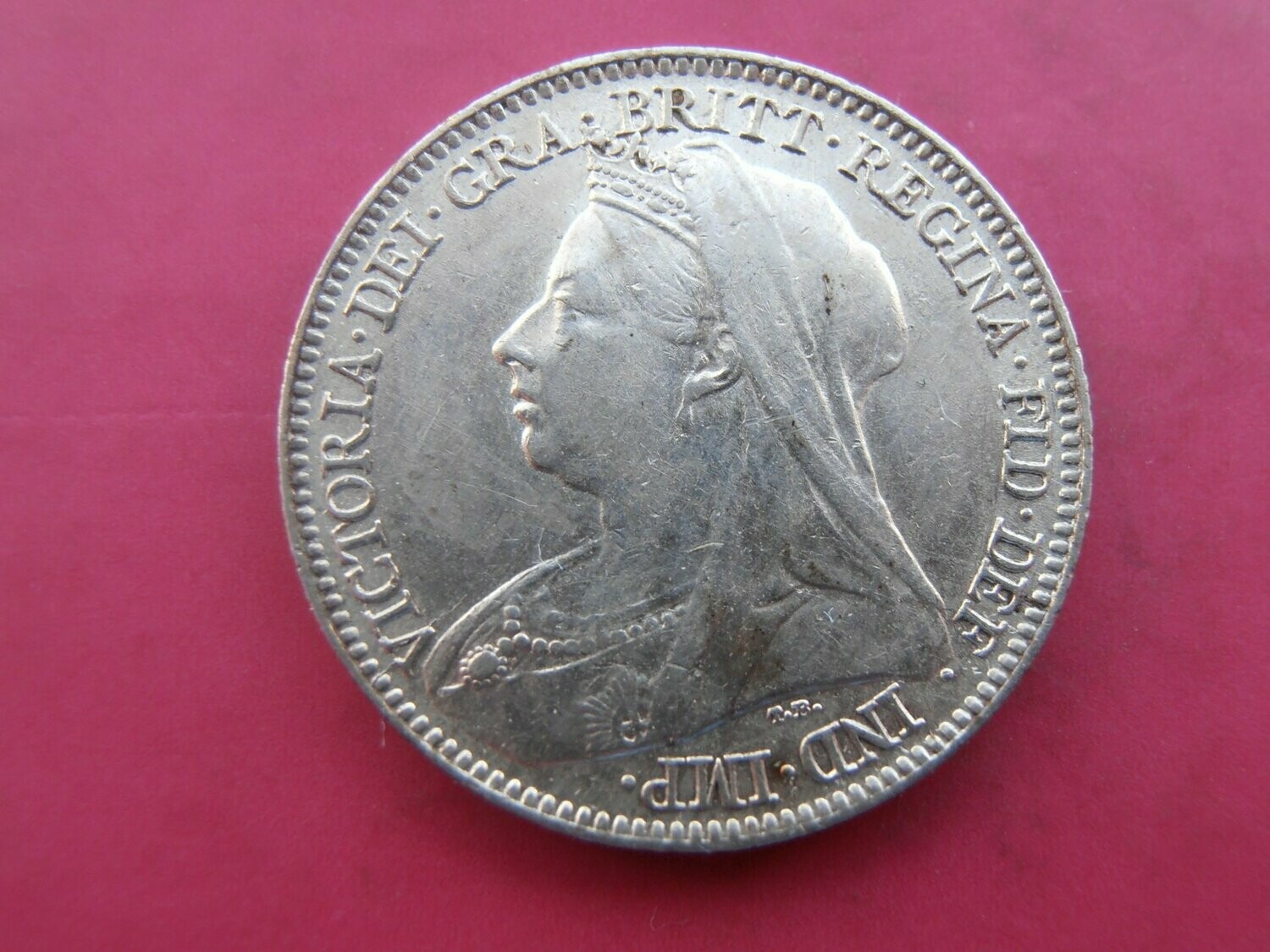 1896  -  Sixpence