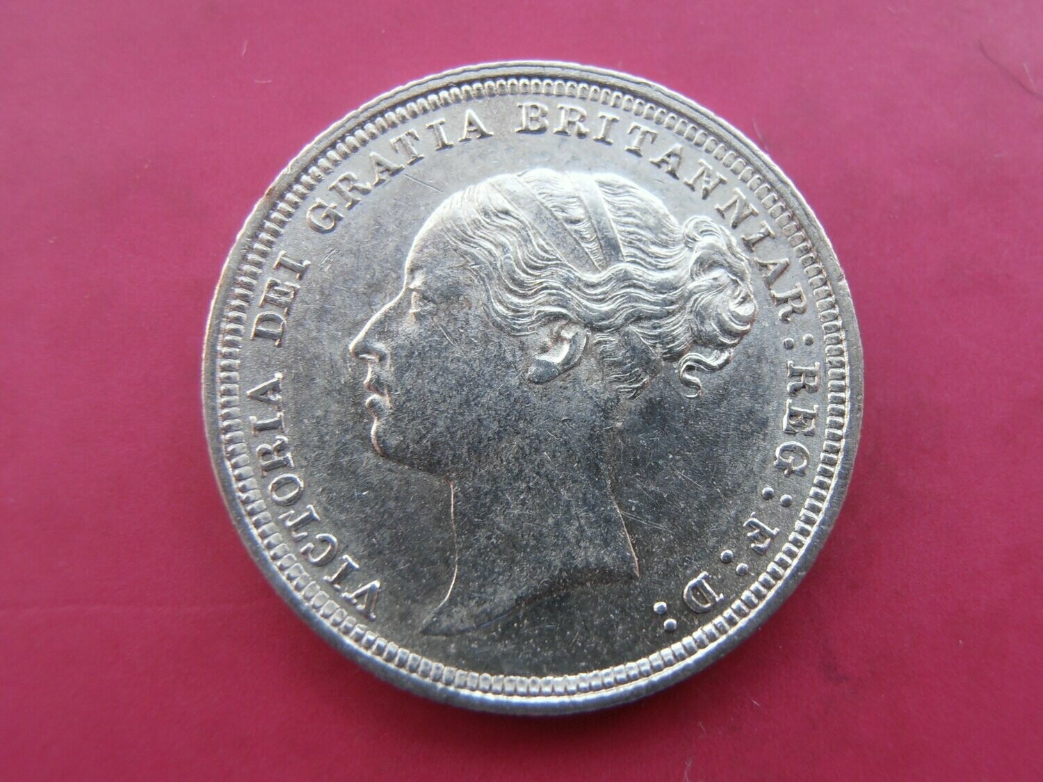 1883  -  Sixpence