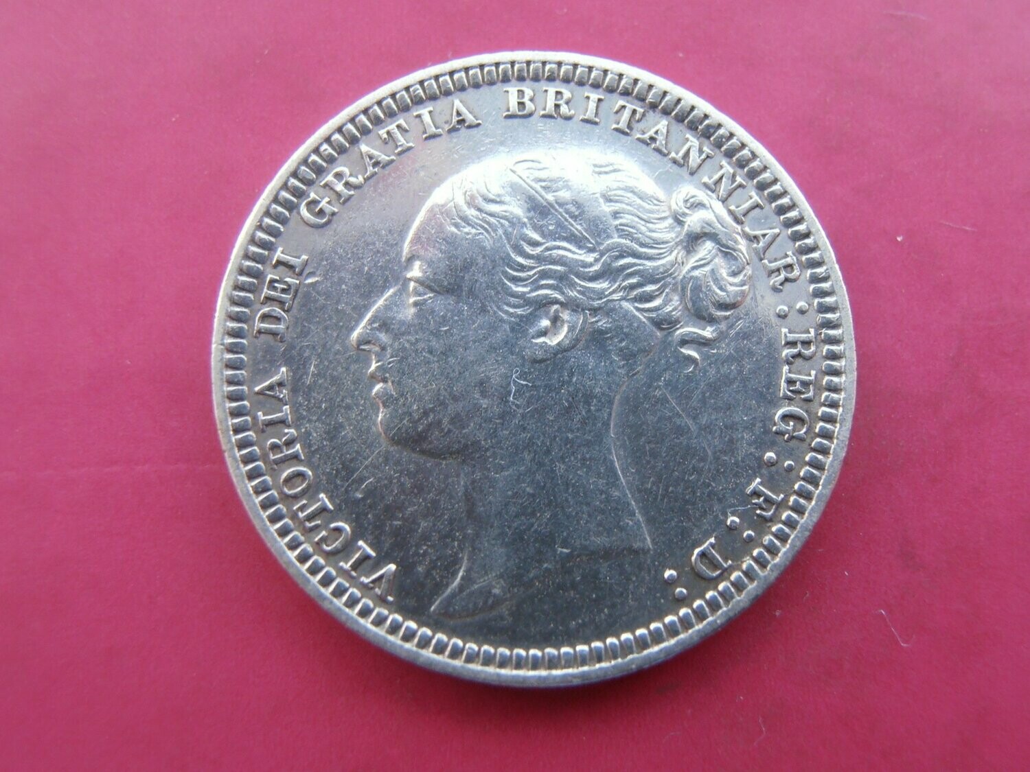 1880  -  Sixpence