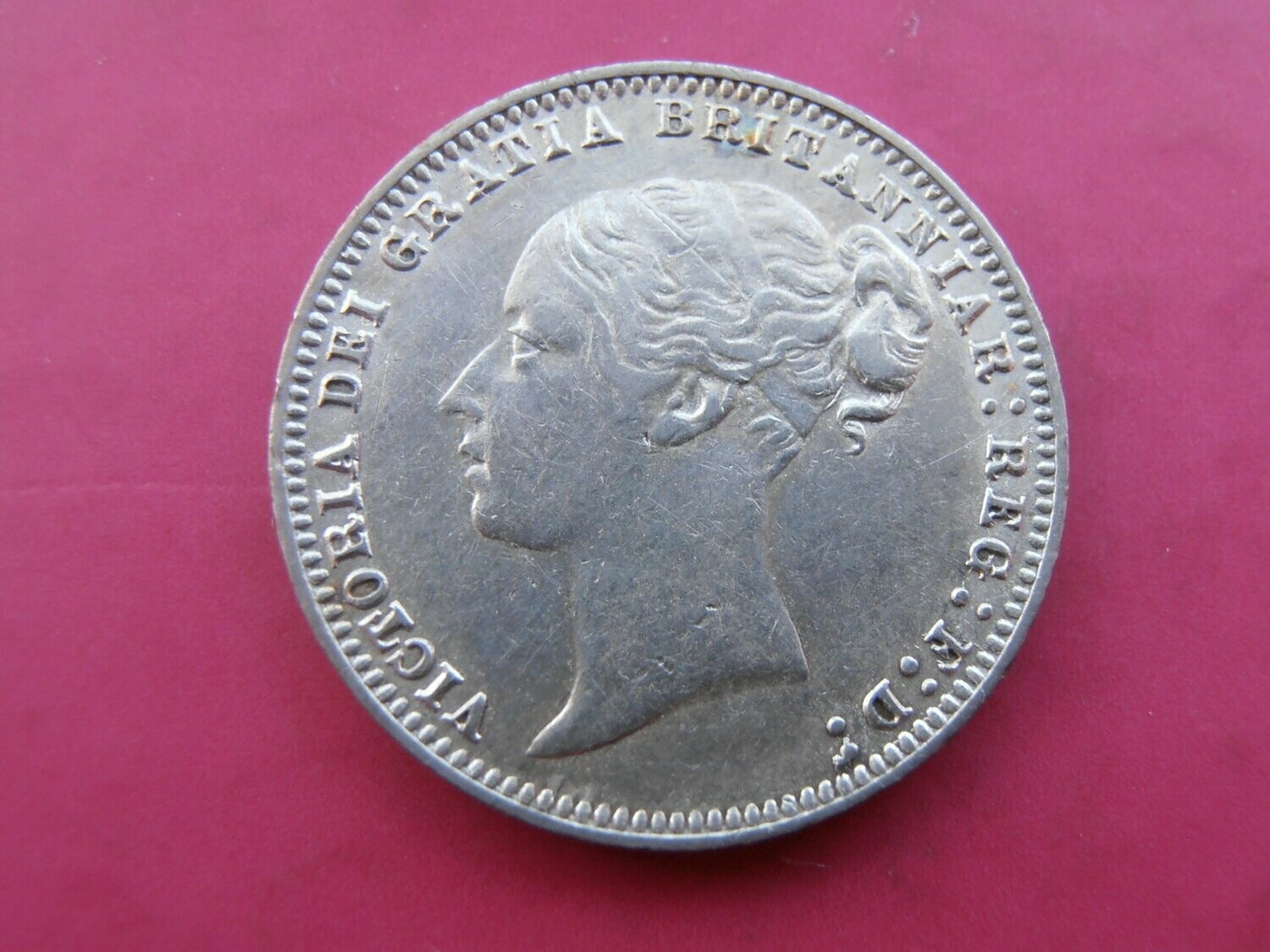 1879  -  Sixpence