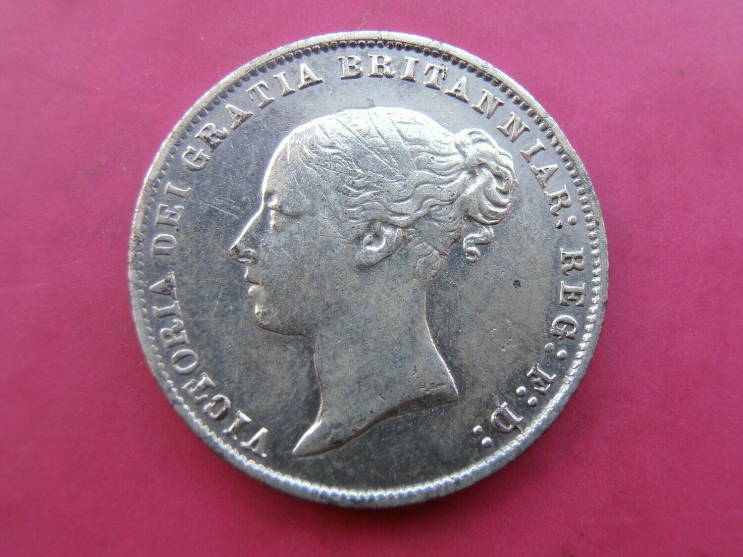 1866  -  Sixpence  (Die 55)