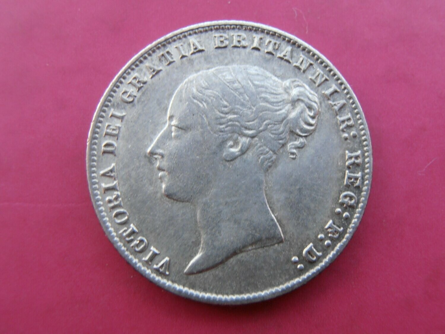 1866  -  Sixpence  (Die 15)
