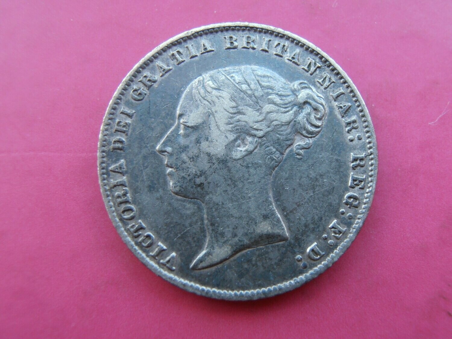 1866  -  Sixpence  (Die 9)