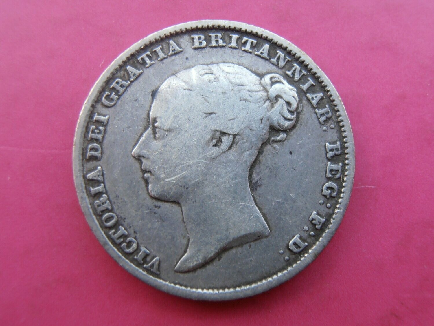 1851  -  Sixpence