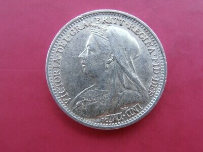 1898 - Silver Threepence