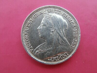 1896 - Silver Threepence