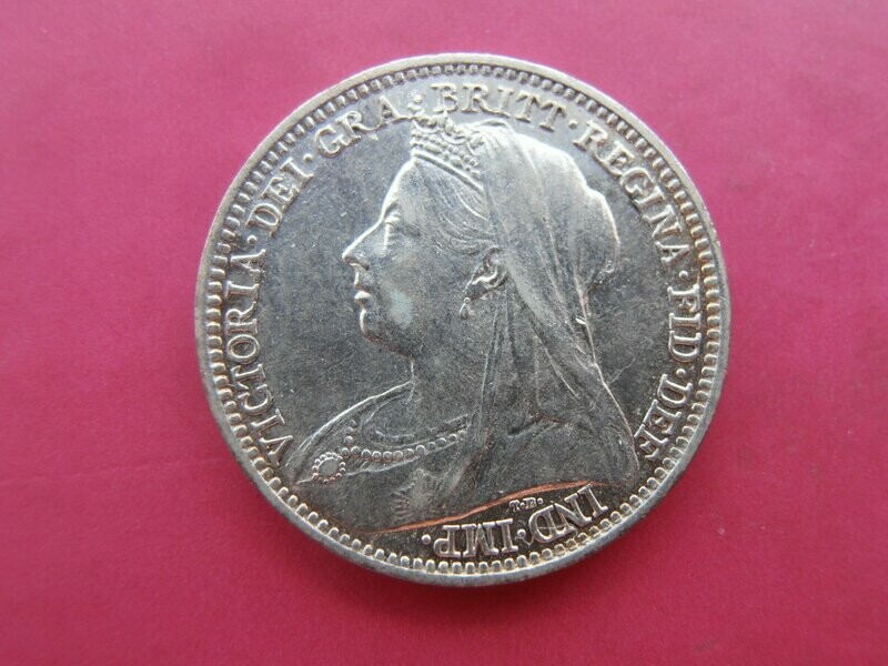 1897  -  Silver Threepence