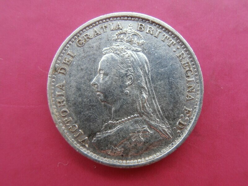 1888  -  Silver Threepence