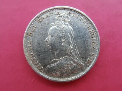 1888 - Silver Threepence