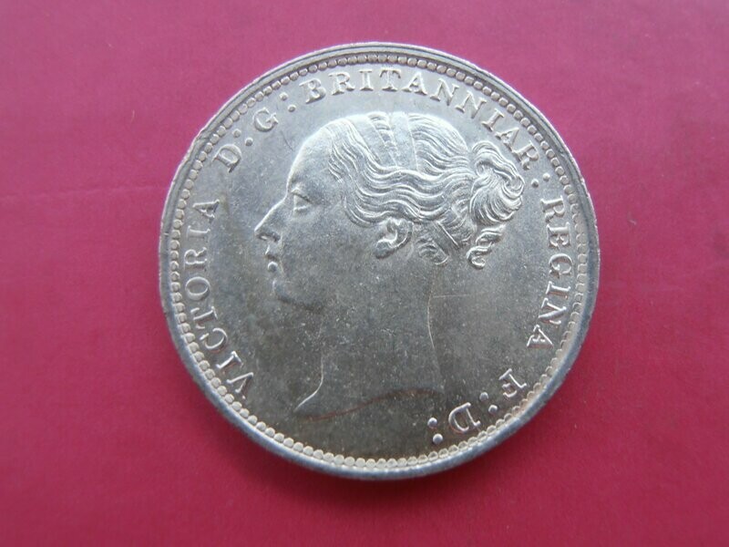 1885  -  Silver Threepence