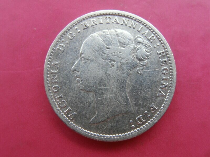 1883  -  Silver Threepence