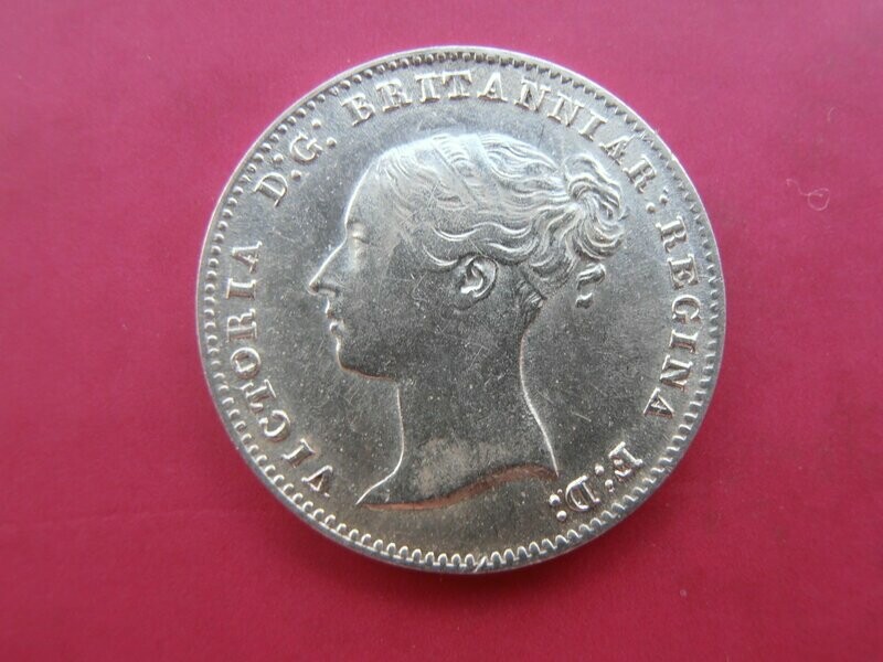1843  -  Silver Threepence