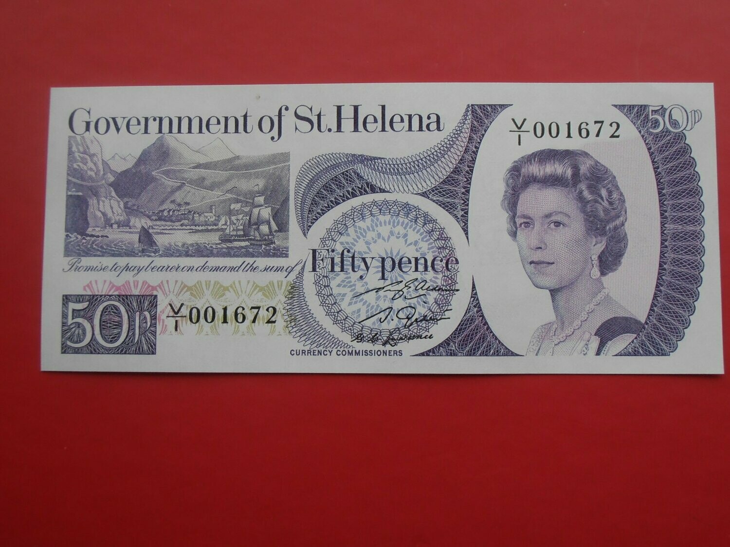 St Helena Fifty Pence  -  1979