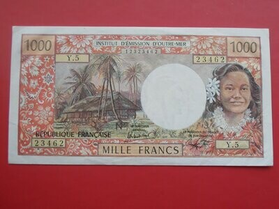 Tahiti 1000 Francs - 1982
