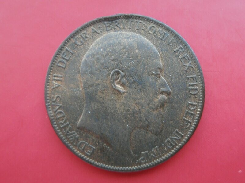 1902  -  Penny  (Low Tide Scarce)