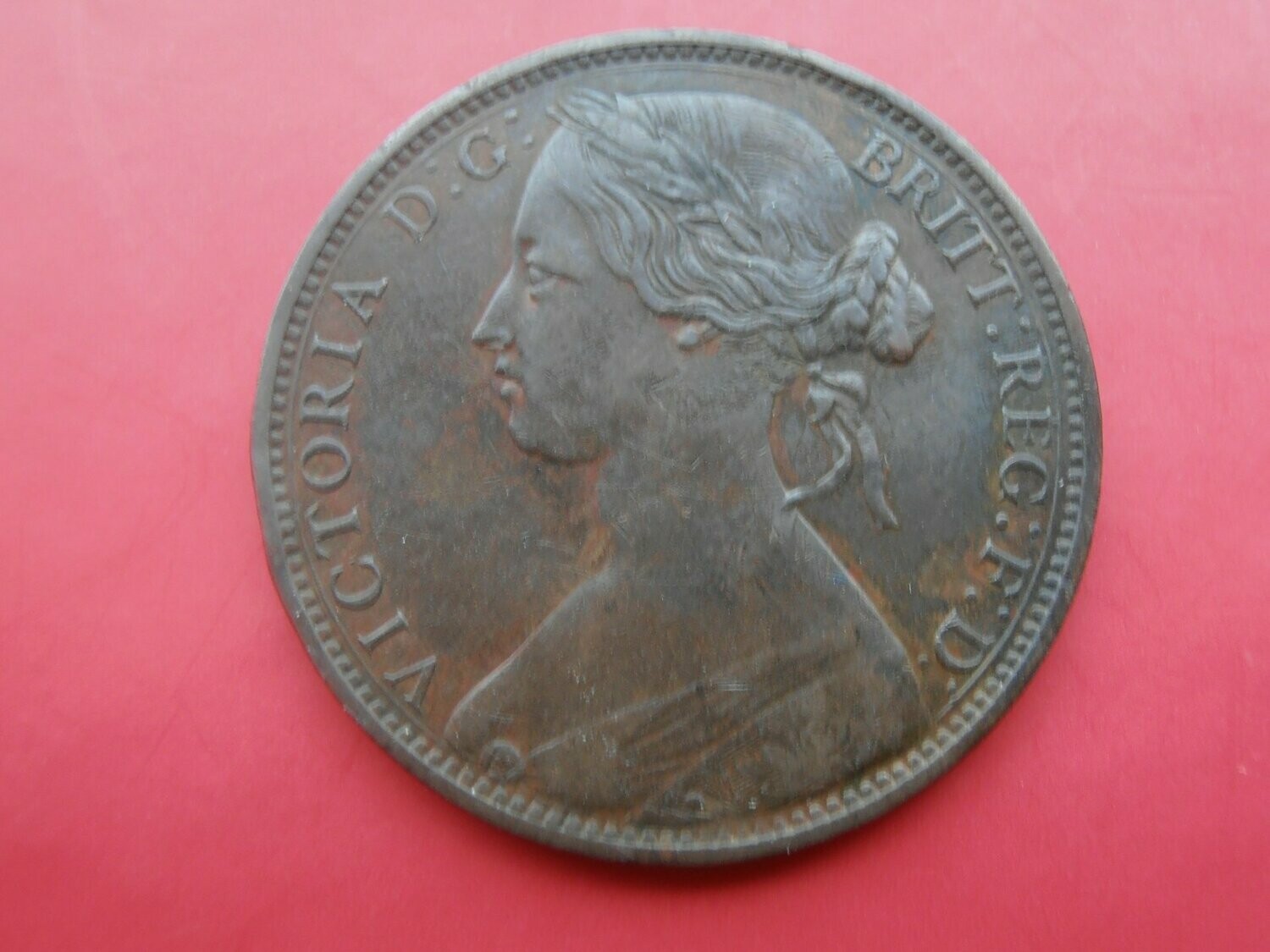 1861 over 1  -  Penny