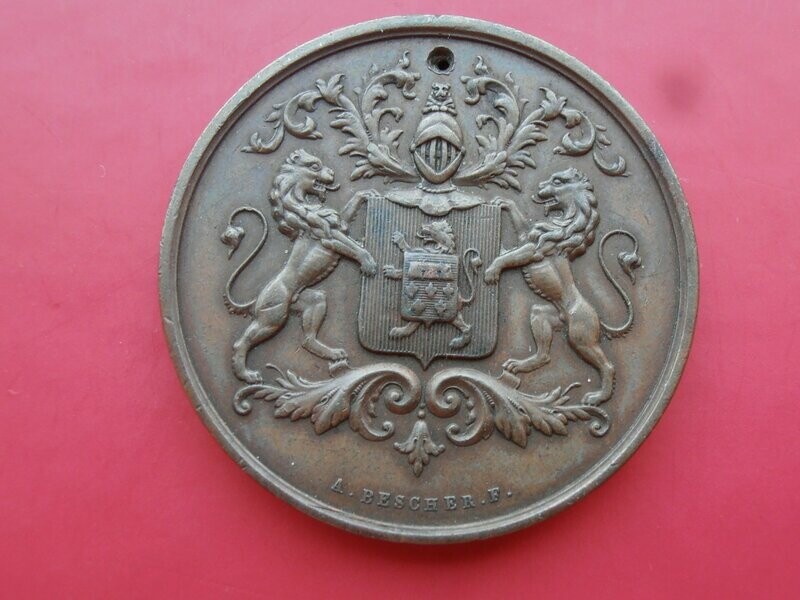 Societe Des Carabiniers D'Artois Medal  -  1872