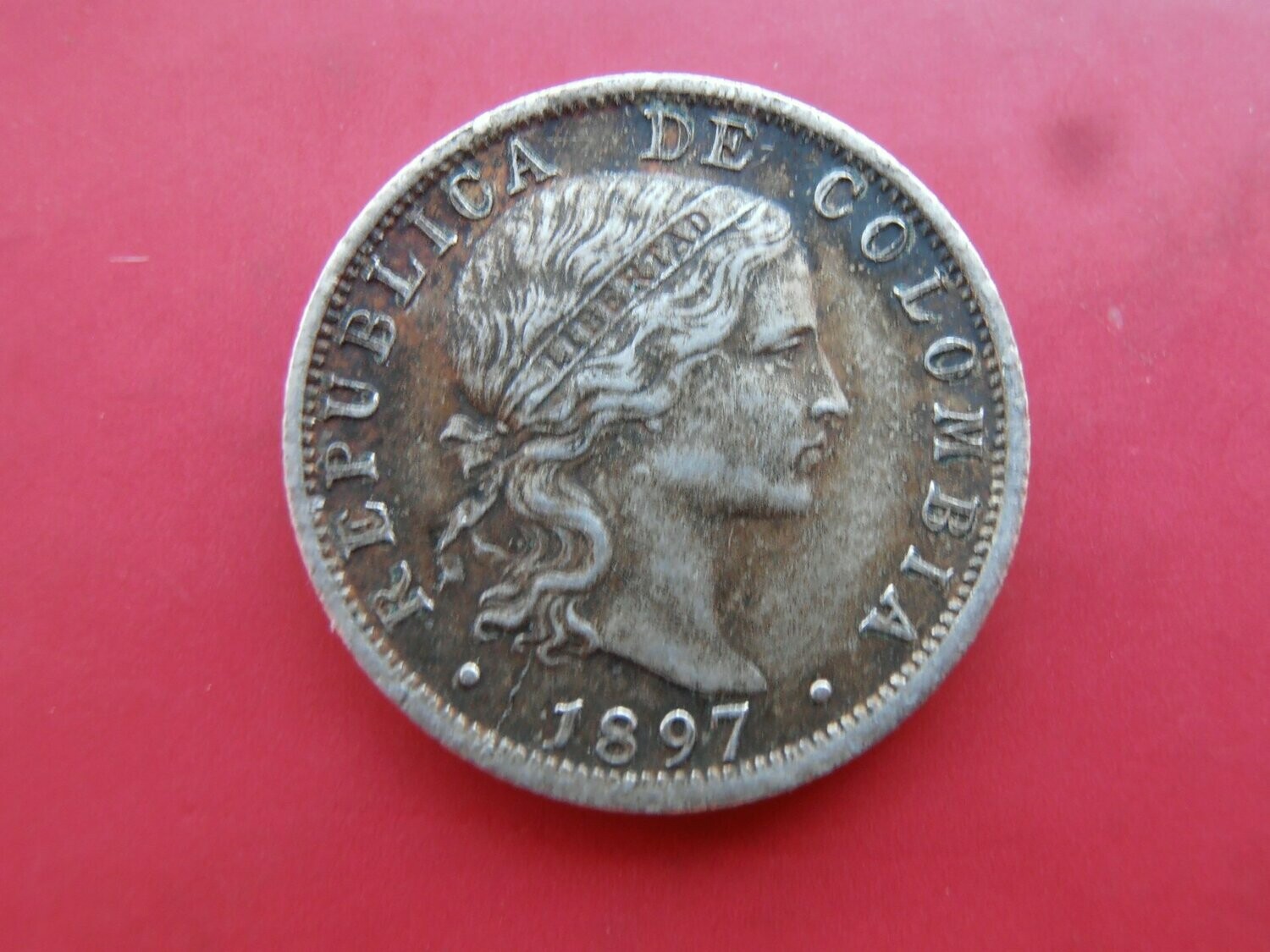 Colombia 10 Centavos  -  1897