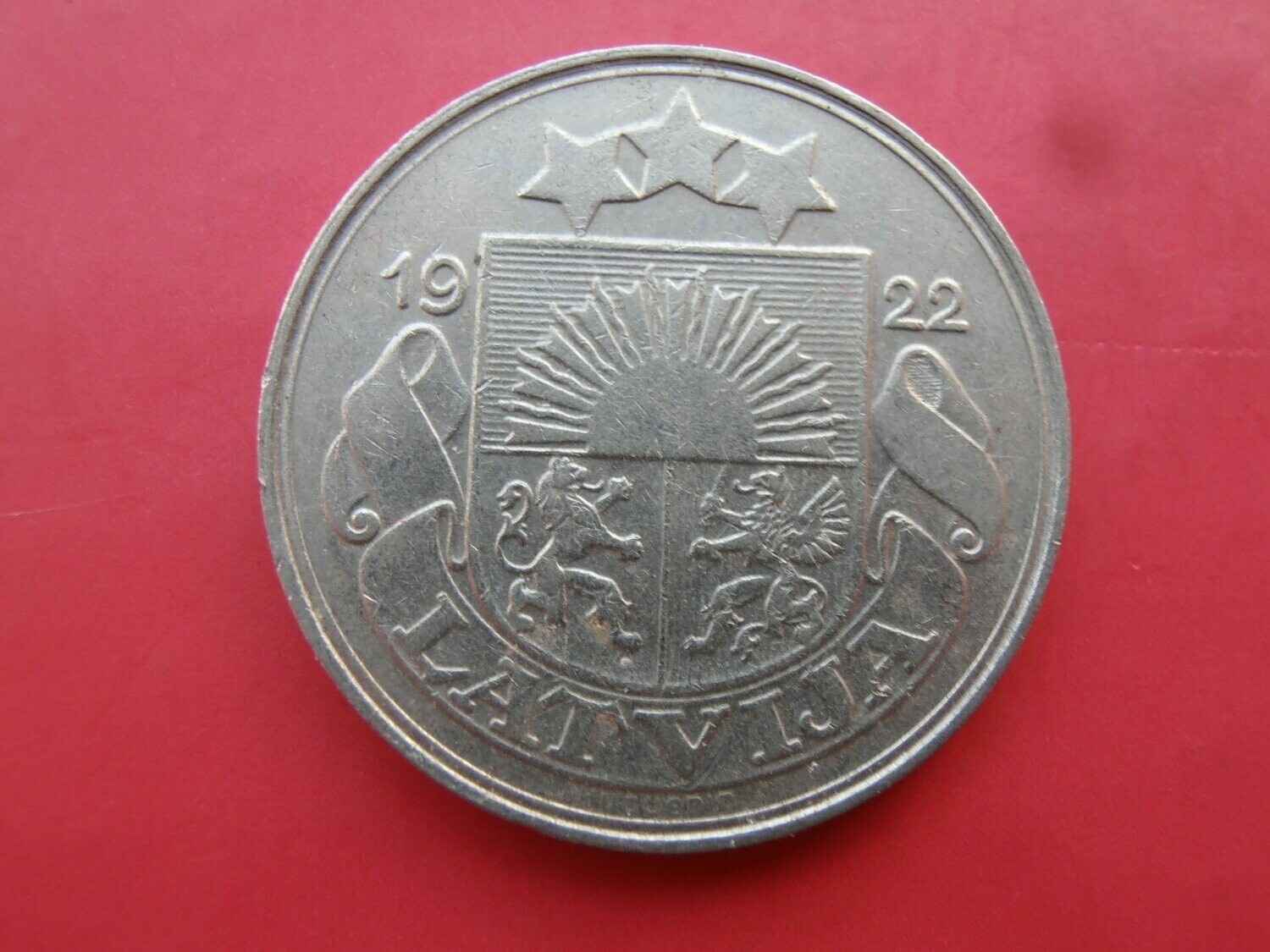 Latvia 50 Santimu  -  1922