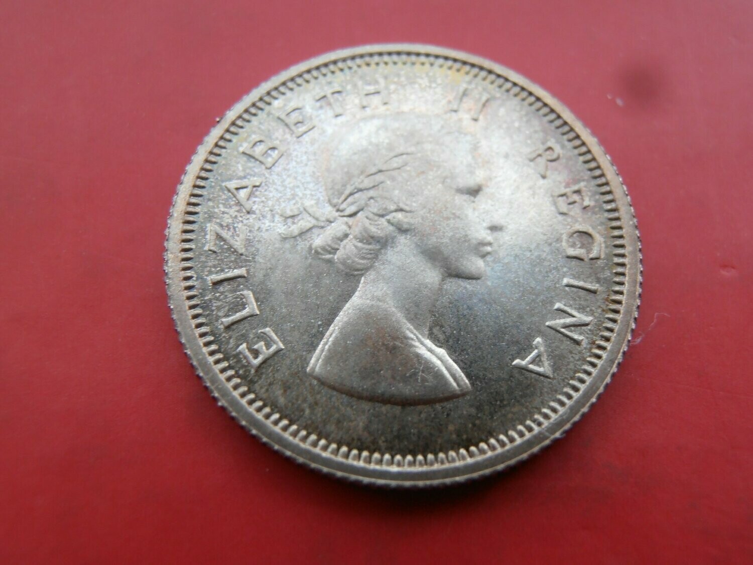South Africa Sixpence  -  1960 Proof