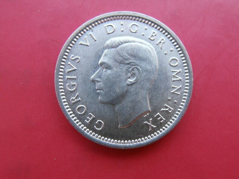 1937 Silver Threepence