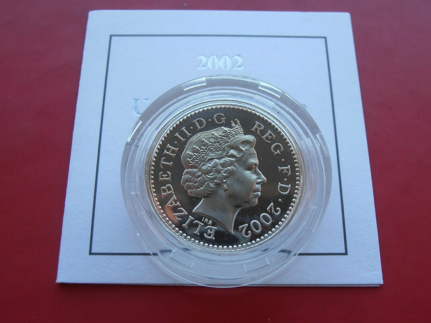 2002  -  Silver Proof Piedfort £1