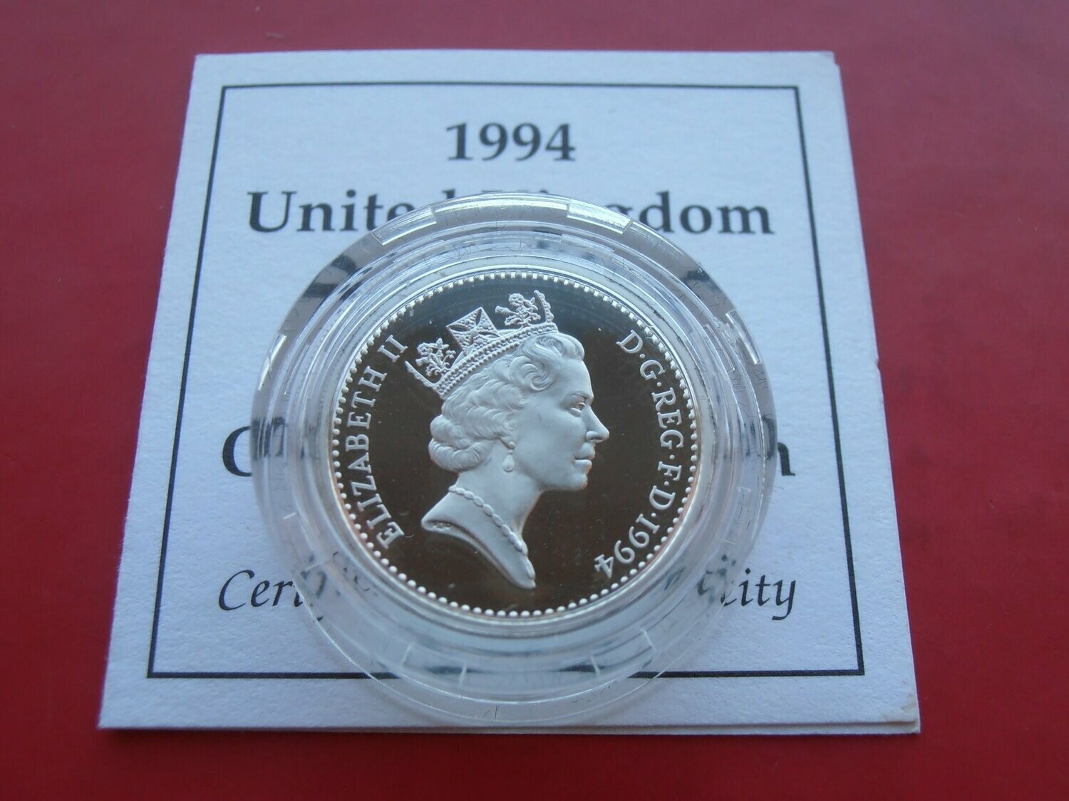 1994  -  Silver Proof Piedfort £1