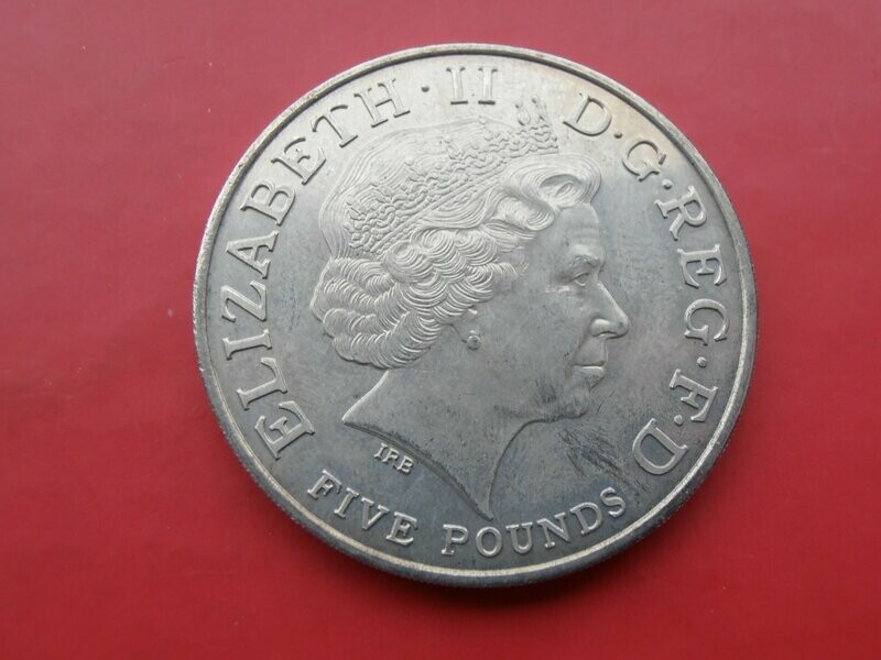 Five Pound Crown  -  2008  (Elizabeth I)