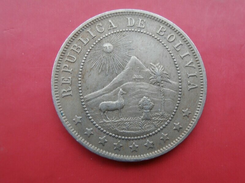 Bolivia 10 Centavos  -  1902