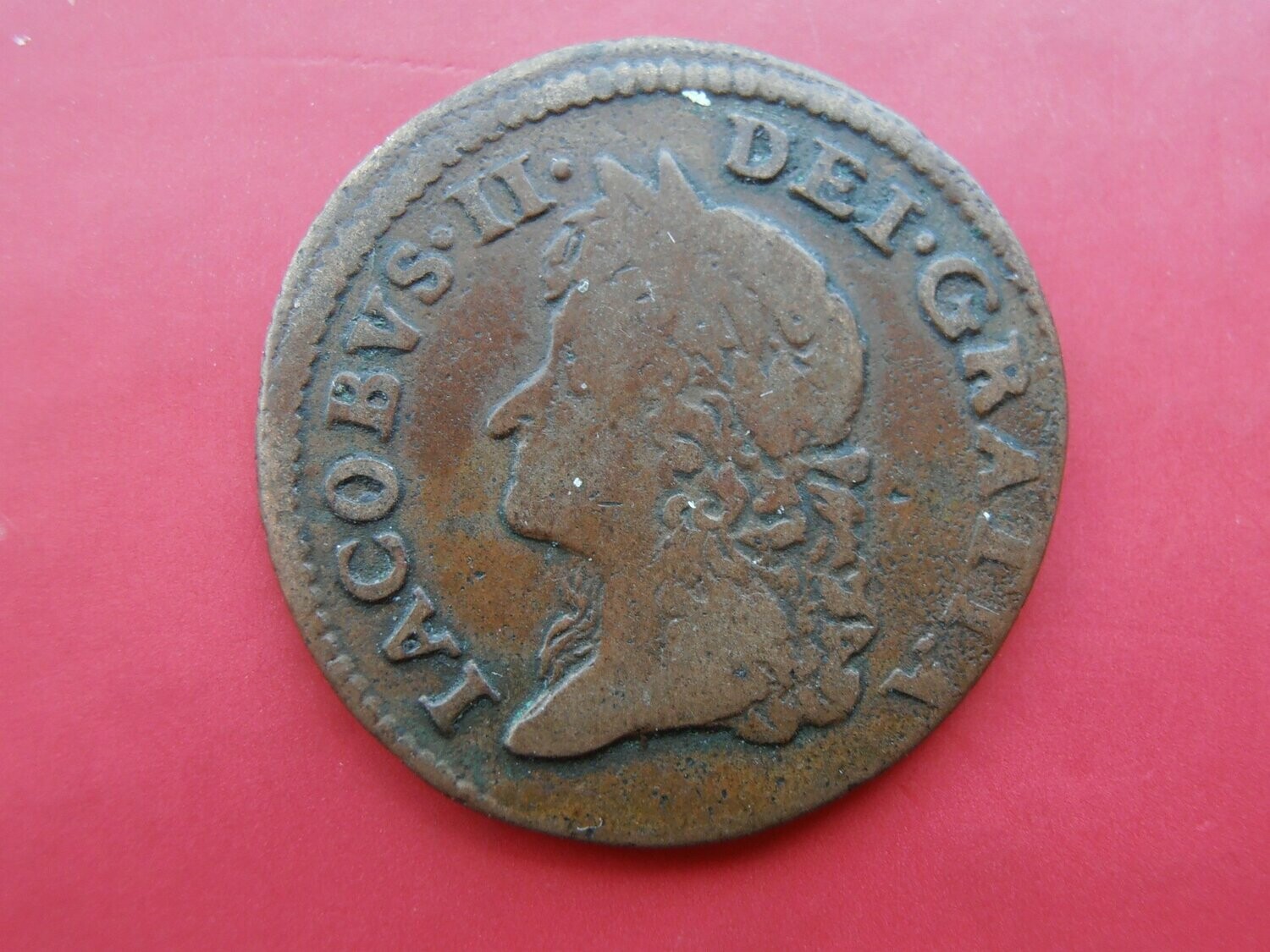 IRELAND James II Gunmoney Shilling  -  1690