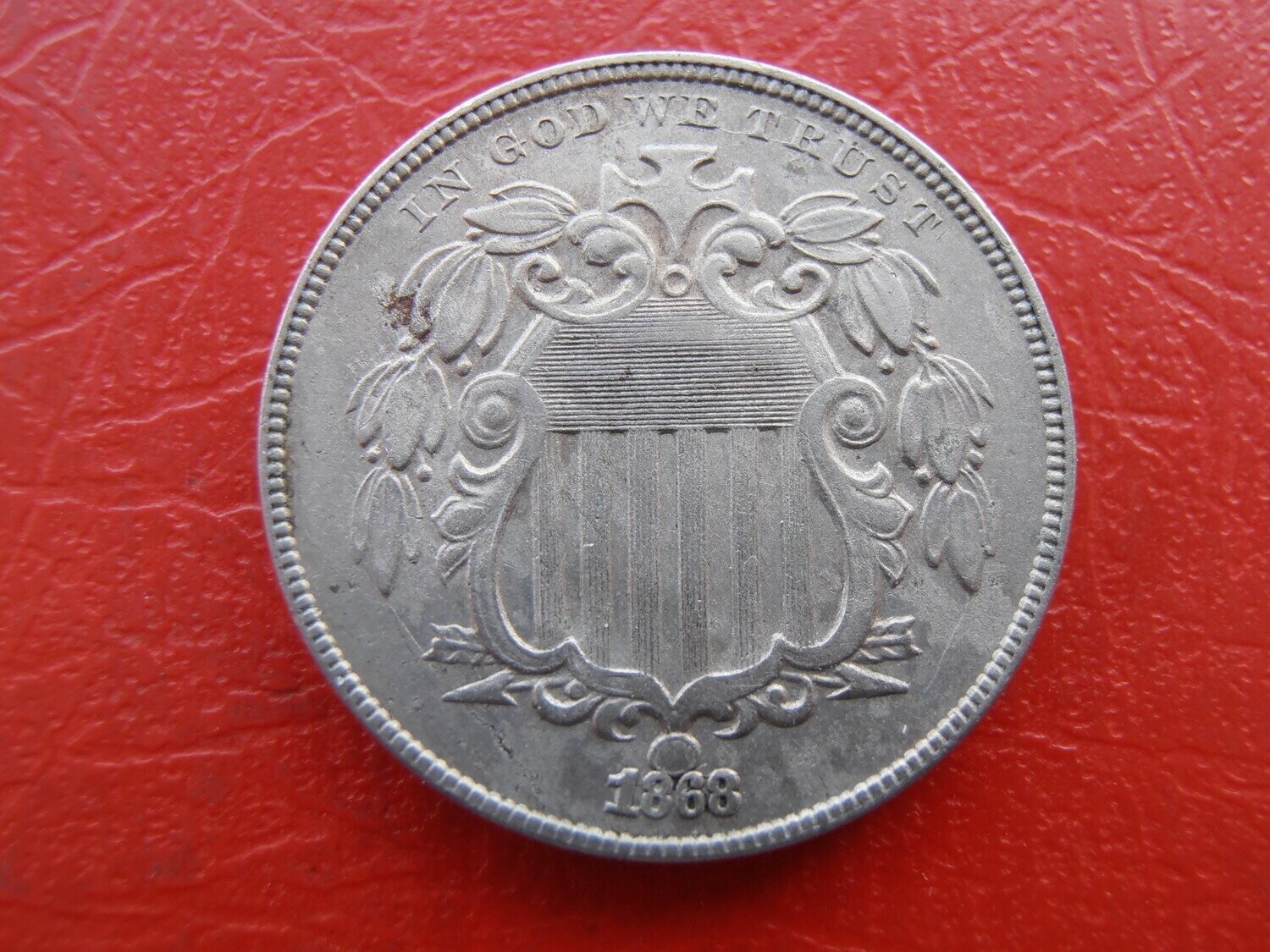 United States 5 Cents - 1868