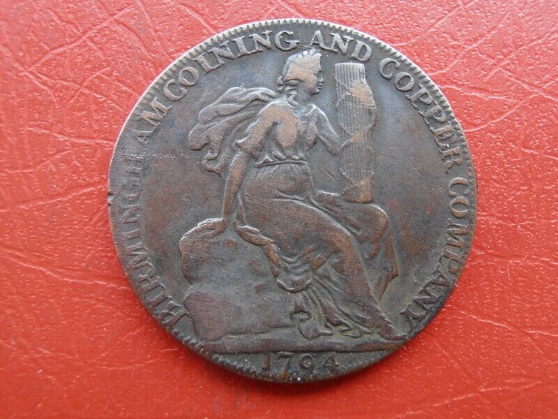 Birmingham Halfpenny  -  1794